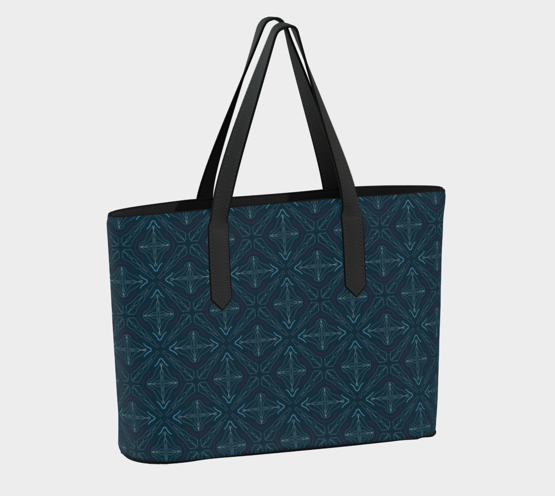 Vegan Leather Bag | Midnight