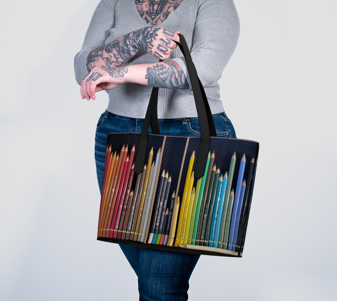 Vegan Leather Bag | Pencils