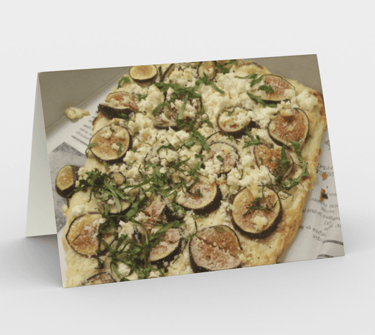 Blank Greeting Card | 5 x 7 | Fig Pizza