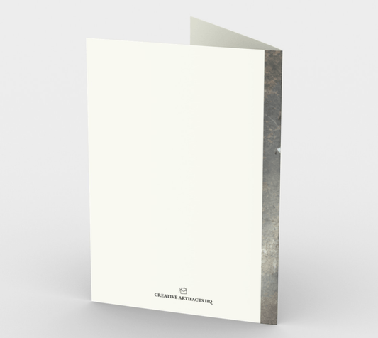 Blank Greeting Card | 5 x 7 | Onion