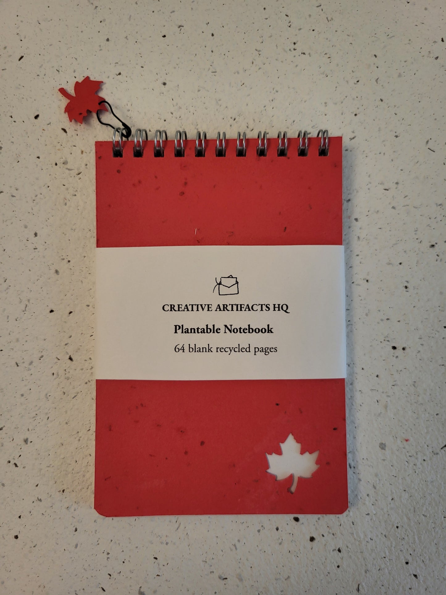 Plantable Reporter Notepad | Maple Leaf