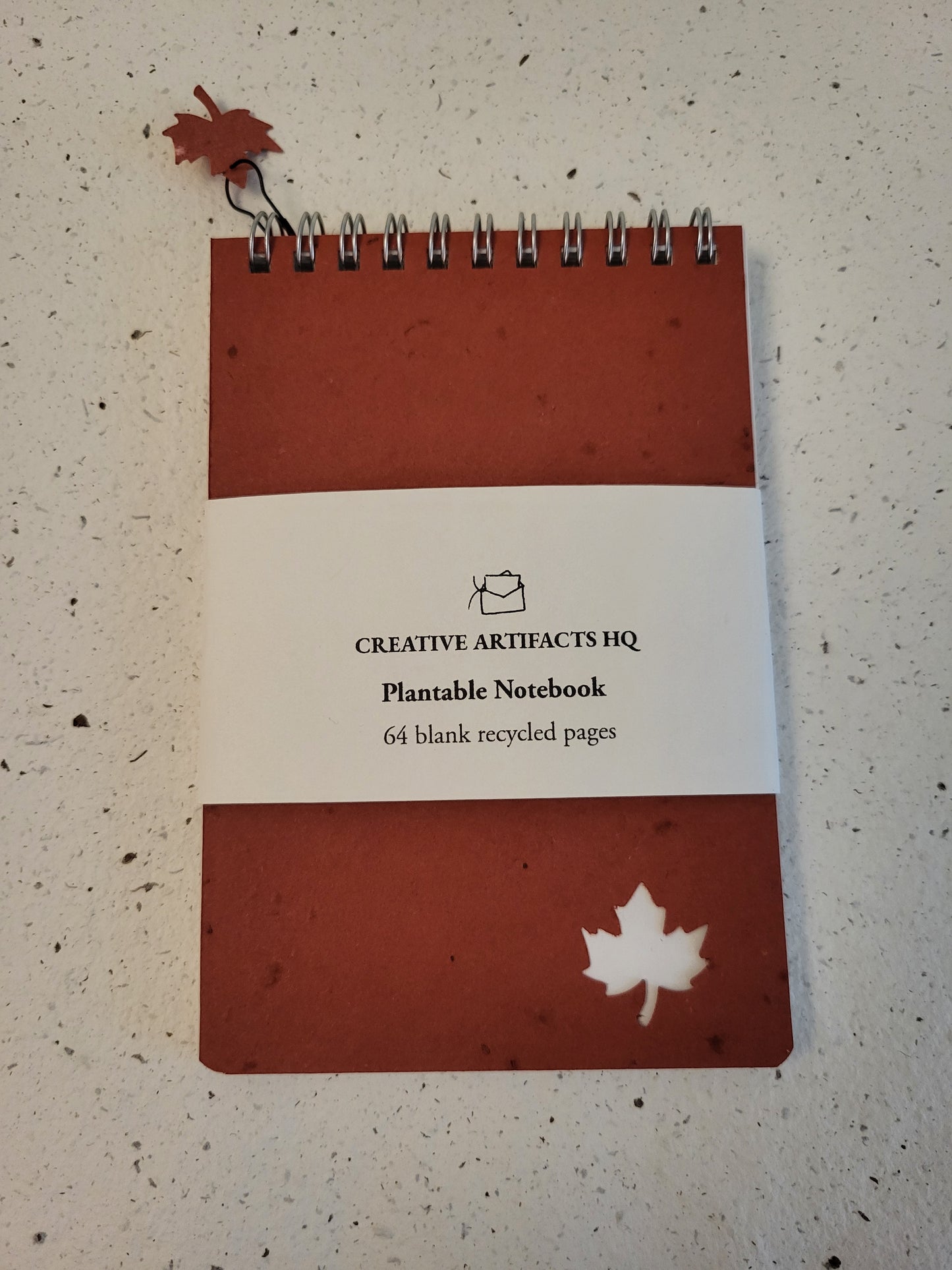 Plantable Reporter Notepad | Maple Leaf