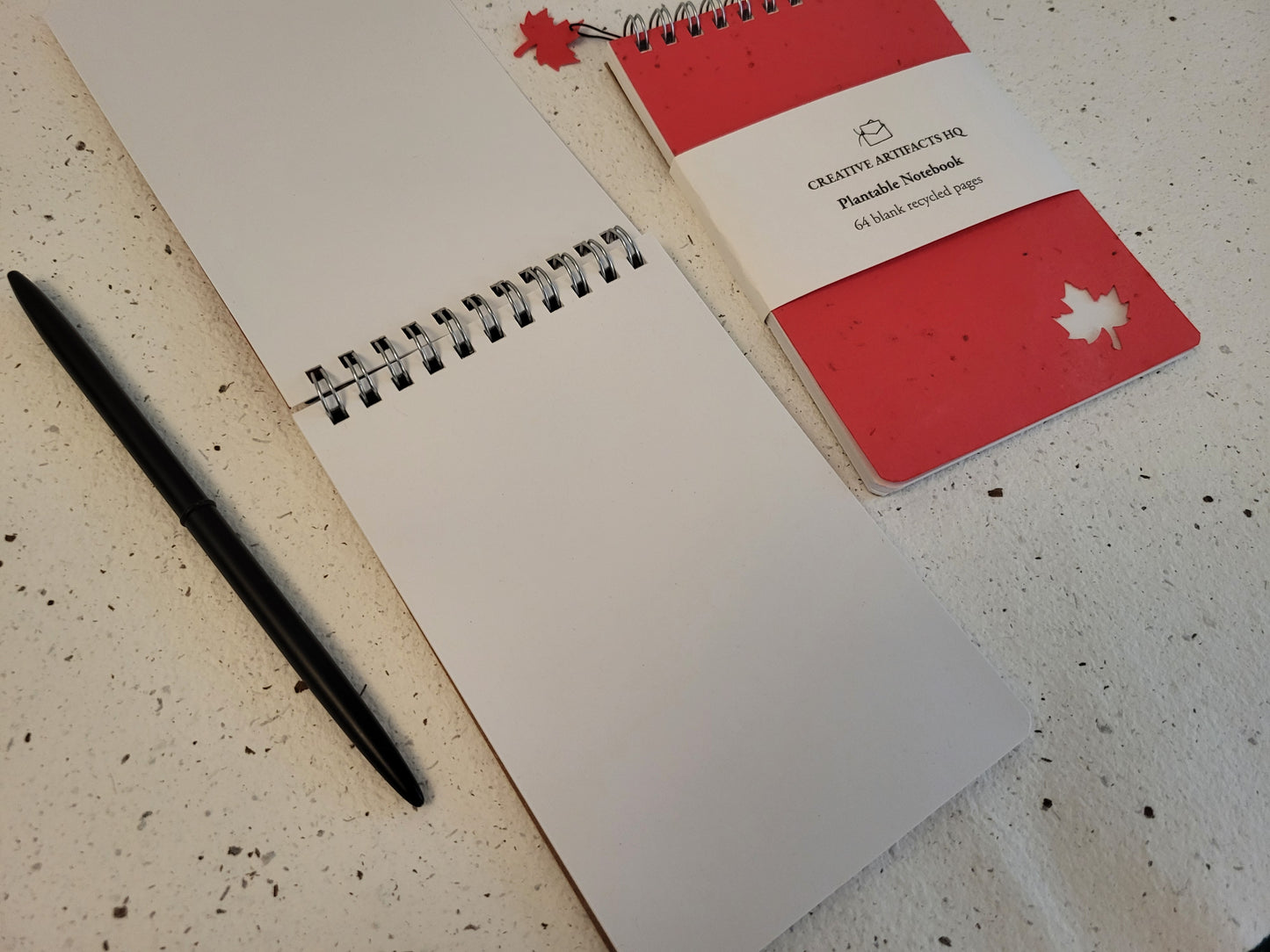 Plantable Reporter Notepad | Maple Leaf