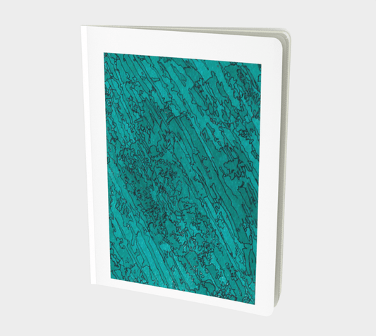 Large | Notebook | Etched in Turquoise