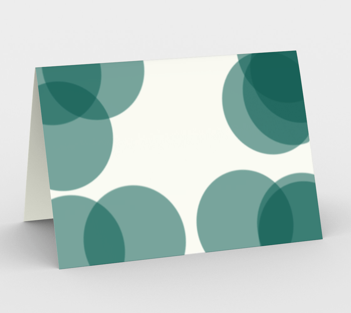 Blank Greeting Card | 5 x 7 | Bubbles