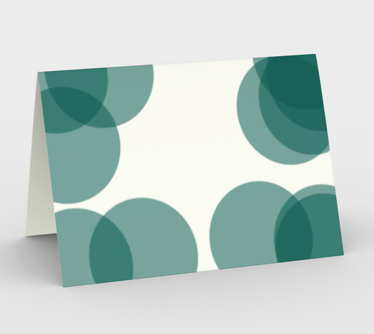Blank Greeting Card | 5 x 7 | Bubbles