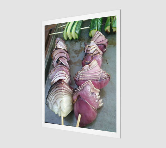 Digital Print | Red Onions