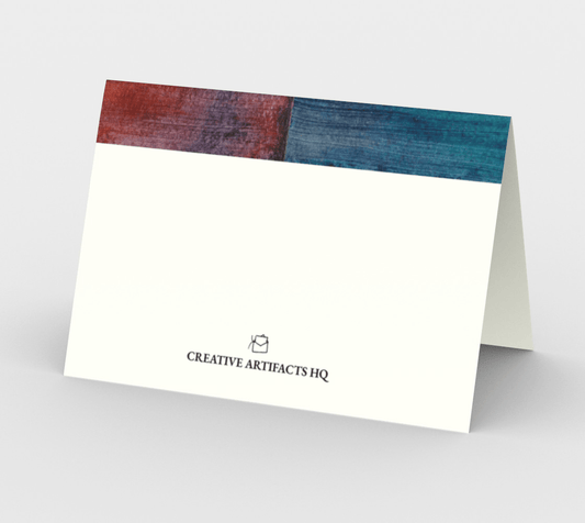 Blank Greeting Card | 5 x 7 | Painted