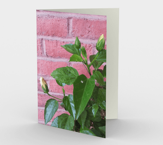 Blank Greeting Card | 5 x 7 | Flower Buds
