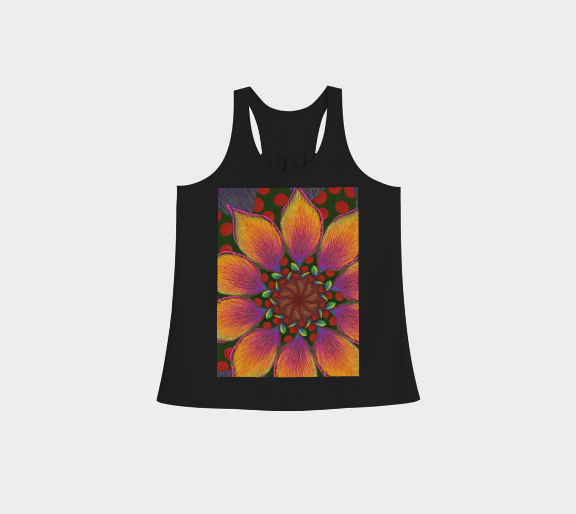 Racerback Tank Top | Flower Power