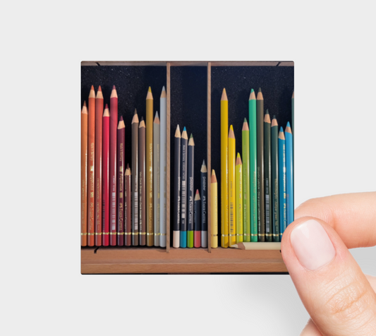 Sticker | 3 x 3  | Coloured Pencils