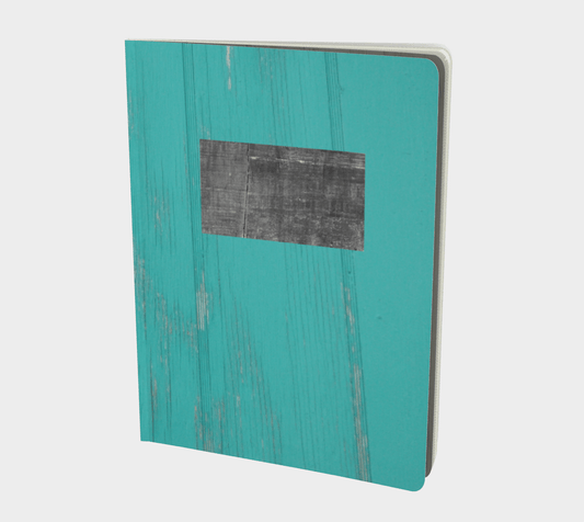 Large | Notebook | Etched in Turquoise Grey