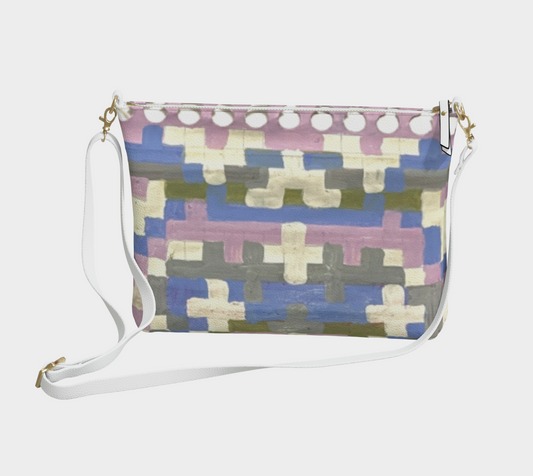Vegan Leather Crossbody | Painted Mosaic