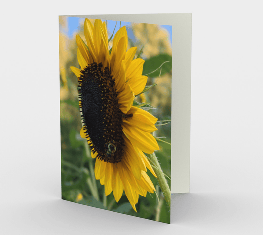 Blank Greeting Card | 5 x 7 | Sunflower