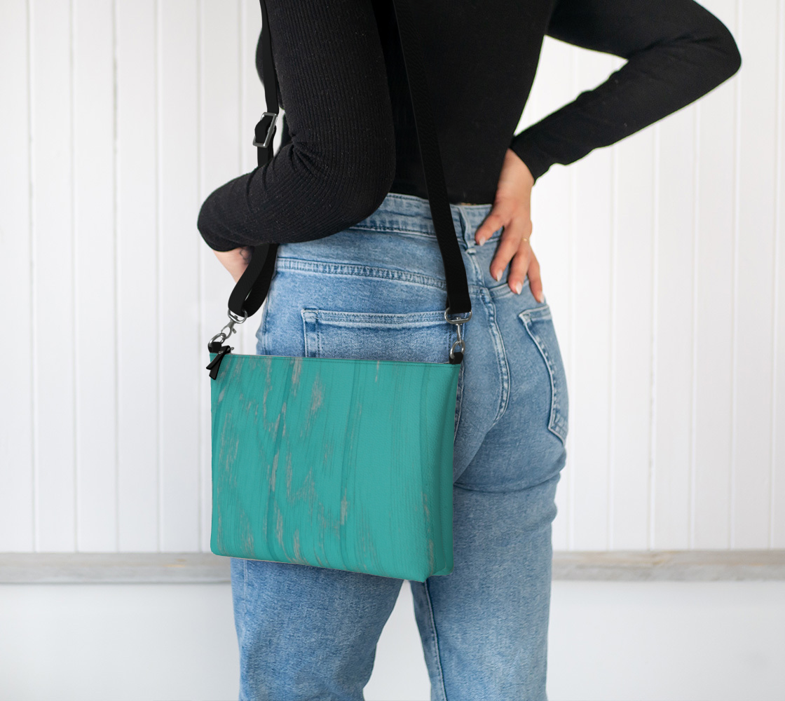 Vegan Leather Crossbody | Turquoise Urban Decay