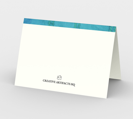 Blank Greeting Card | 5 x 7 | Woven Elephant