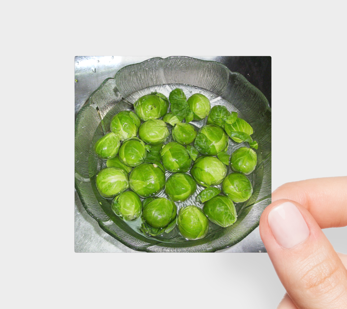 Sticker | 3 x 3 | Brussel Sprouts