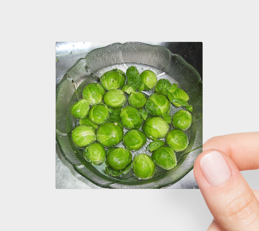 Sticker | 3 x 3 | Brussel Sprouts