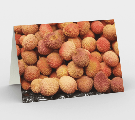 Blank Greeting Card | 5 x 7 | Lychee
