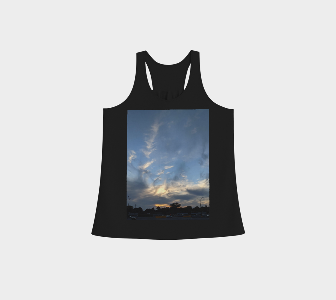 Racerback Tank Top | Tumultuous Skies