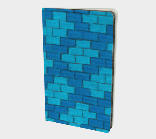 Small | Notebook | Blue Bricks