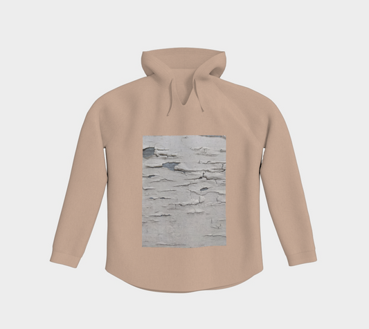 Cropped Hoodie | Peeling Paint