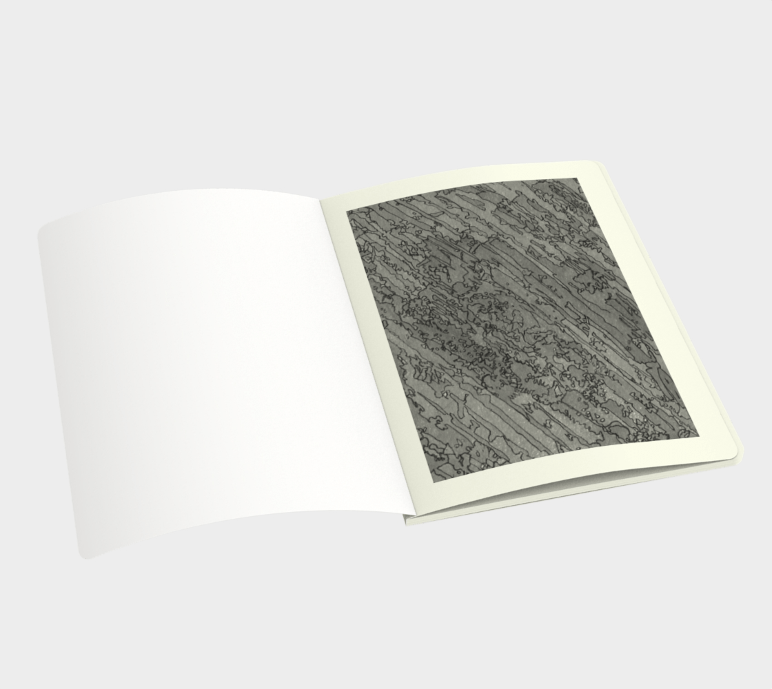 Large | Notebook | Etched in Turquoise