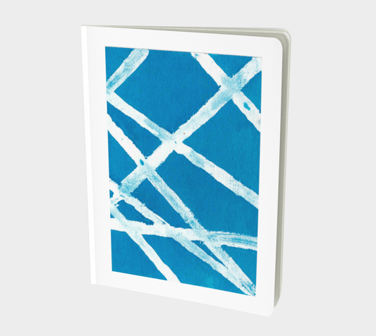 Large | Notebook | White Lines