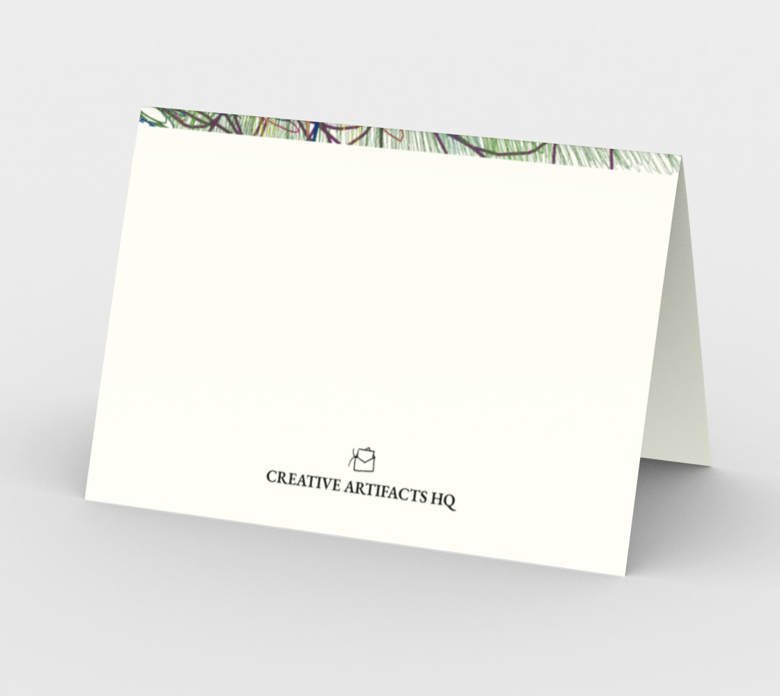 Blank Greeting Card | 5 x 7 | String Theory