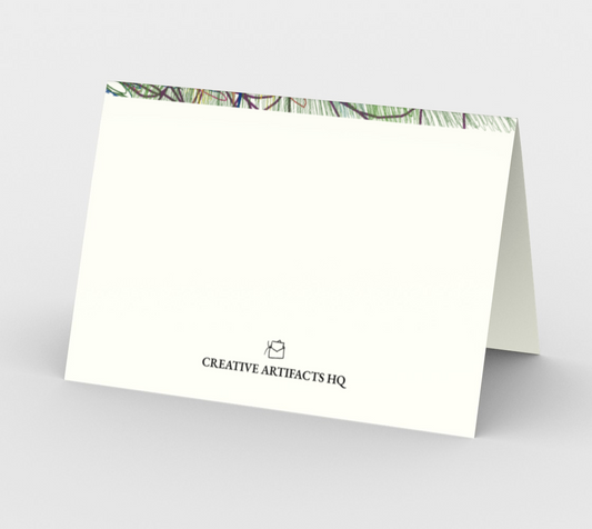 Blank Greeting Card | 5 x 7 | String Theory