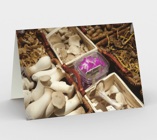 Blank Greeting Card | 5 x 7 | Funghi