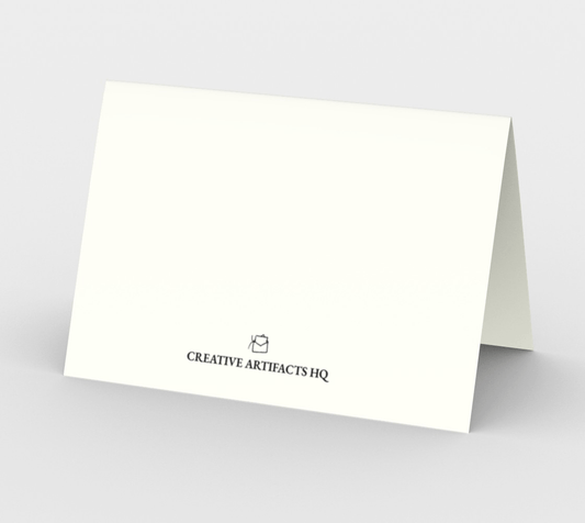 Blank Greeting Card | 5 x 7 | Retro