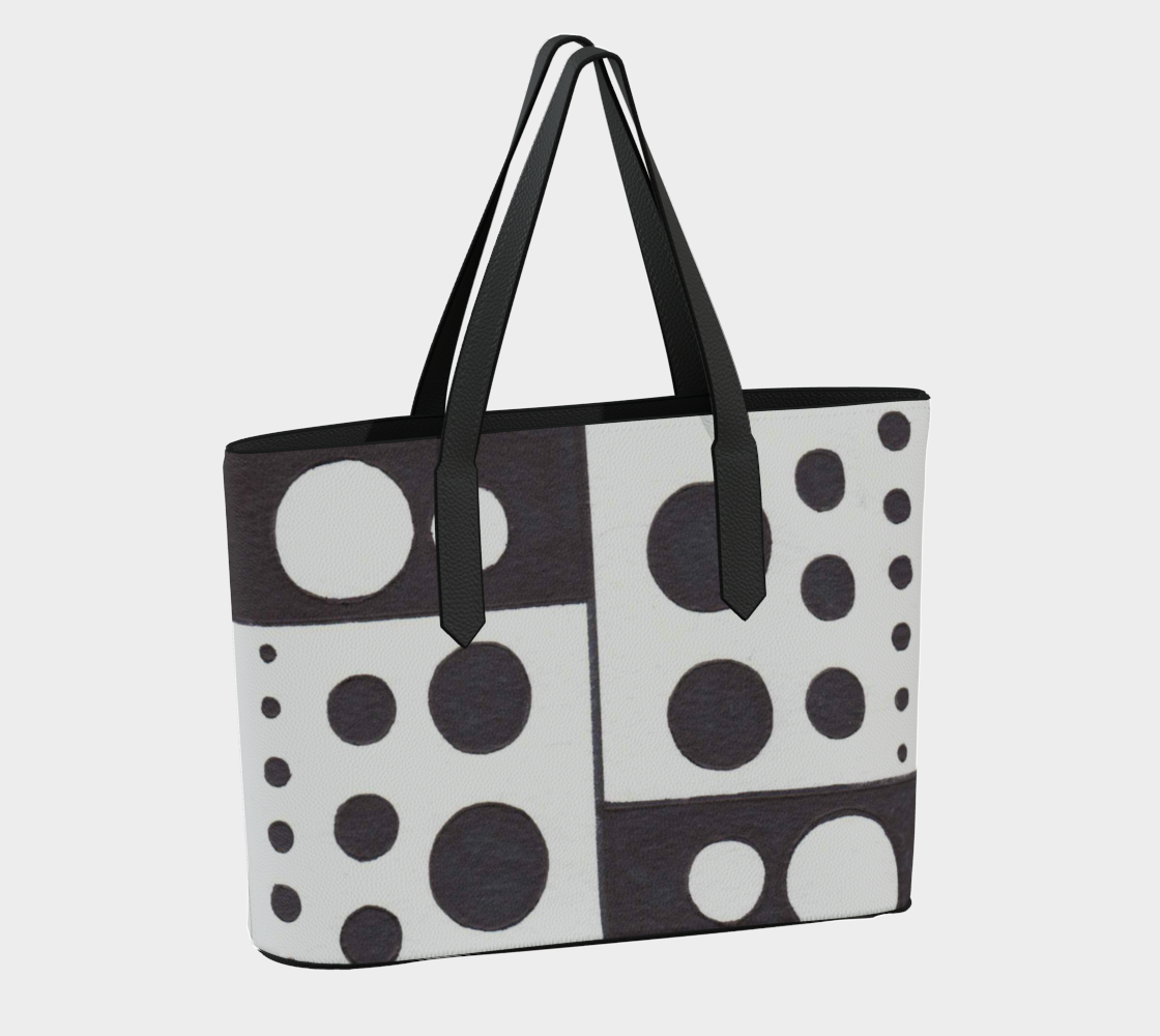 Vegan Leather Bag | Polka Dotted