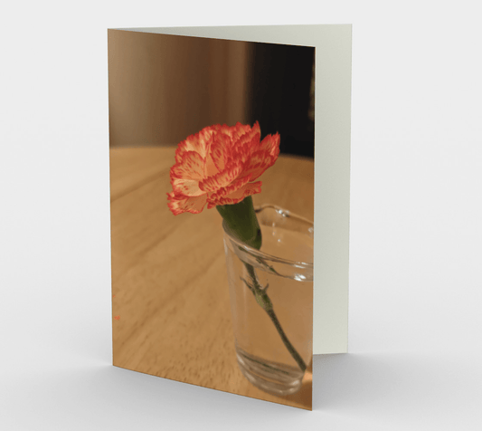 Blank Greeting Card | 5 x 7 | Carnation