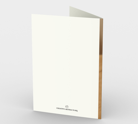 Blank Greeting Card | 5 x 7 | Carnation