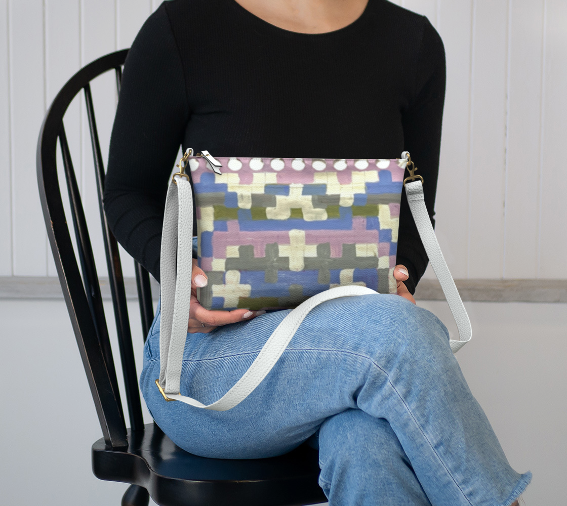 Vegan Leather Crossbody | Painted Mosaic