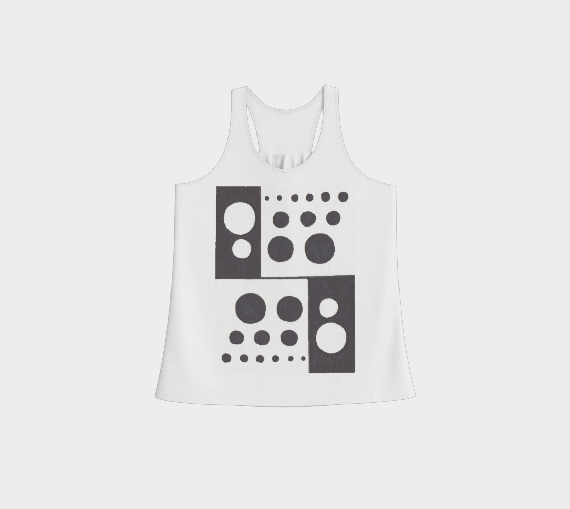 Racerback Tank Top | Polka Dotted