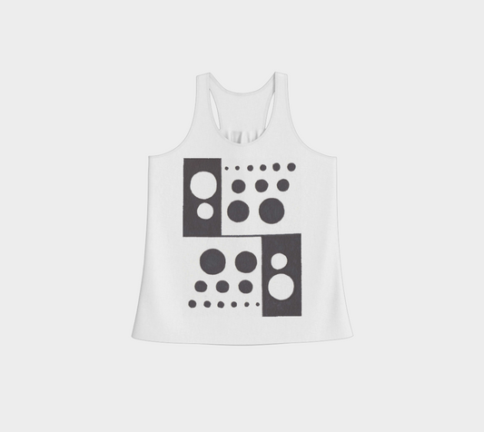Racerback Tank Top | Polka Dotted