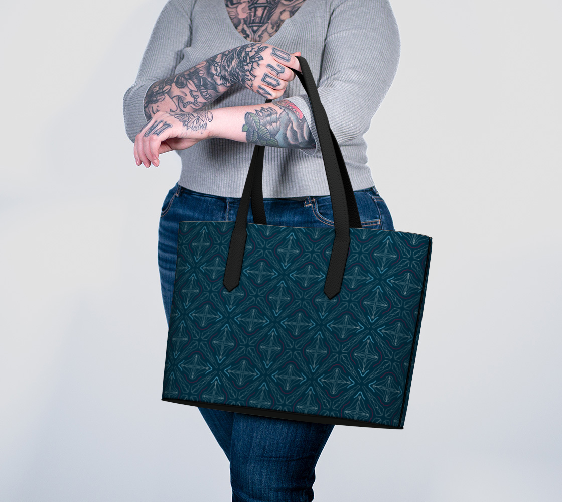 Vegan Leather Bag | Midnight