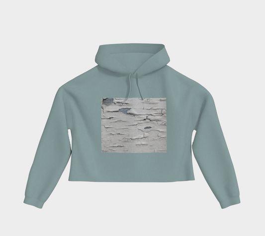 Cropped Hoodie | Peeling Paint