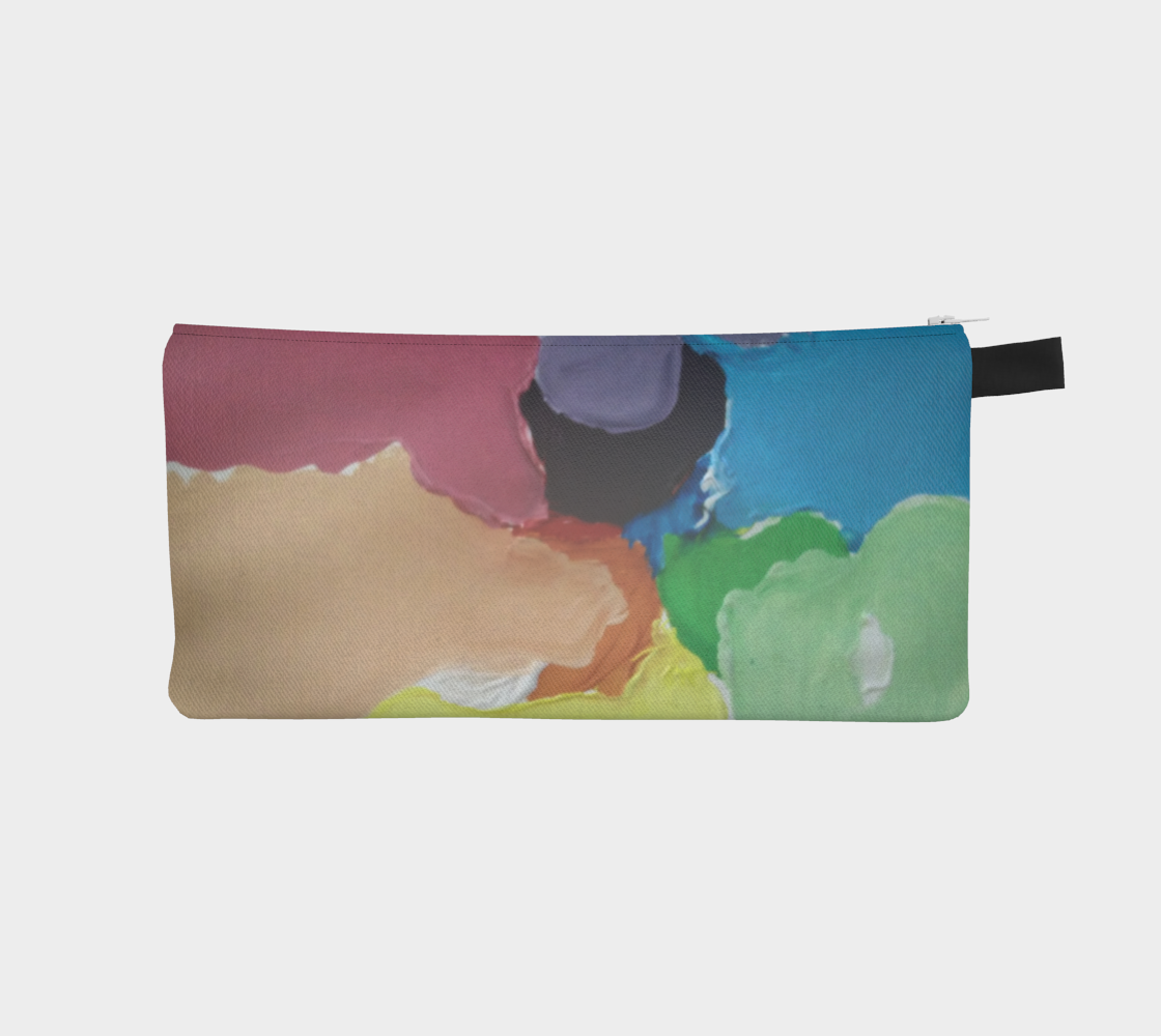 Zippered Cotton Canvas Pencil Case | Gouache