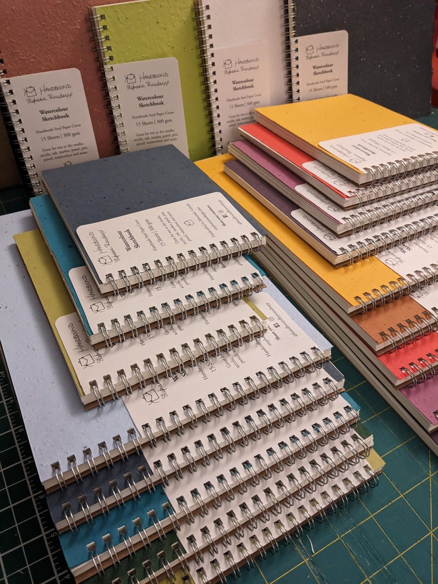 Large | Watercolour Sketchbooks with Plantable Seed Covers