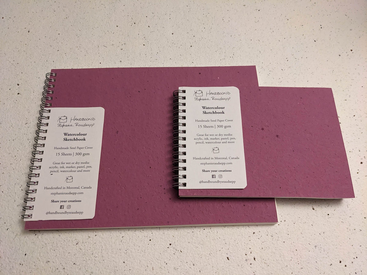 Large | Plantable Black Paper Sketchbook