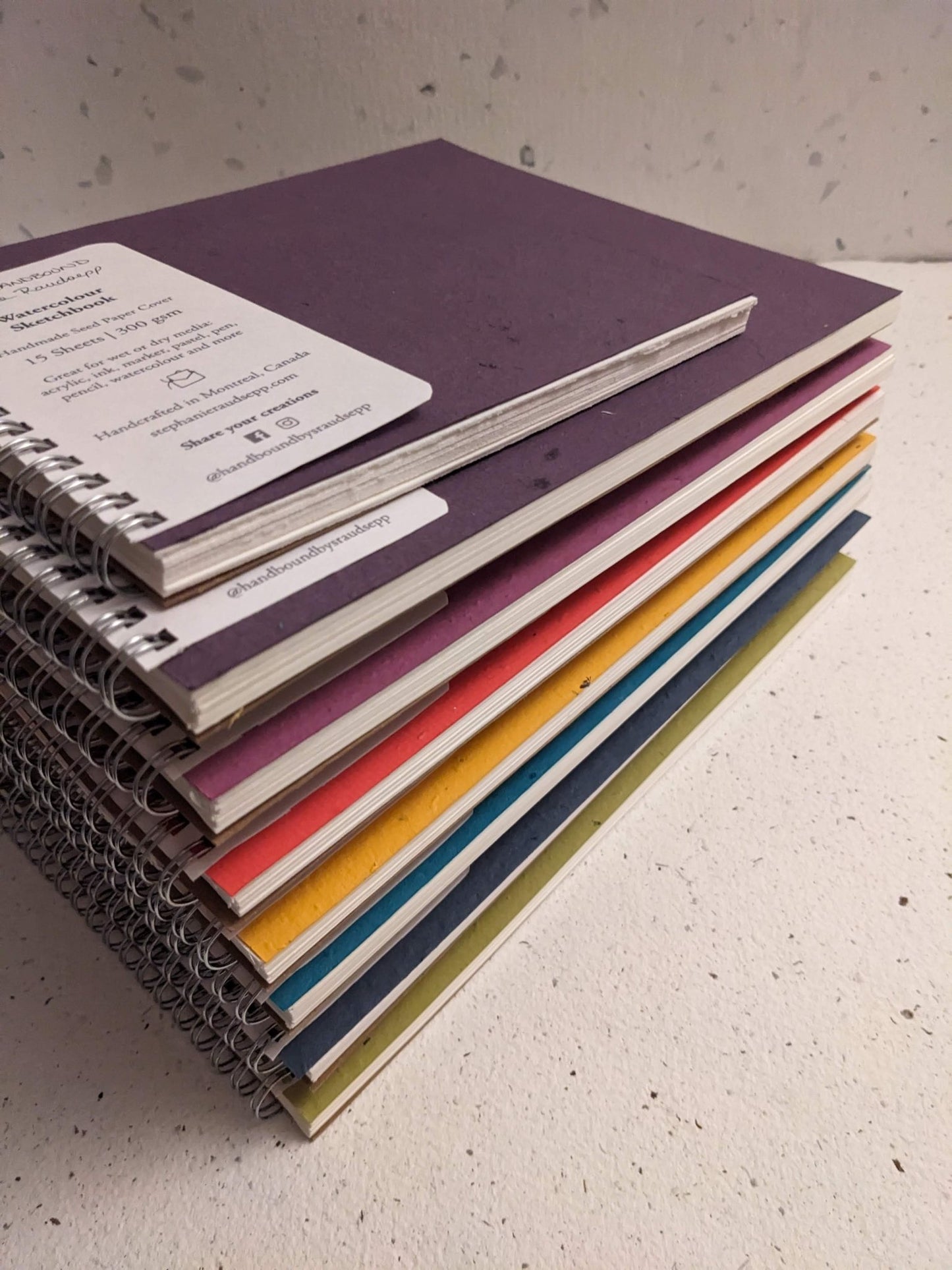 Large | Watercolour Sketchbooks with Plantable Seed Covers