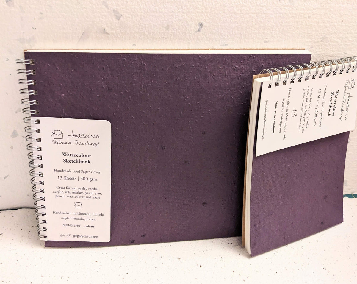Large | Plantable Black Paper Sketchbook