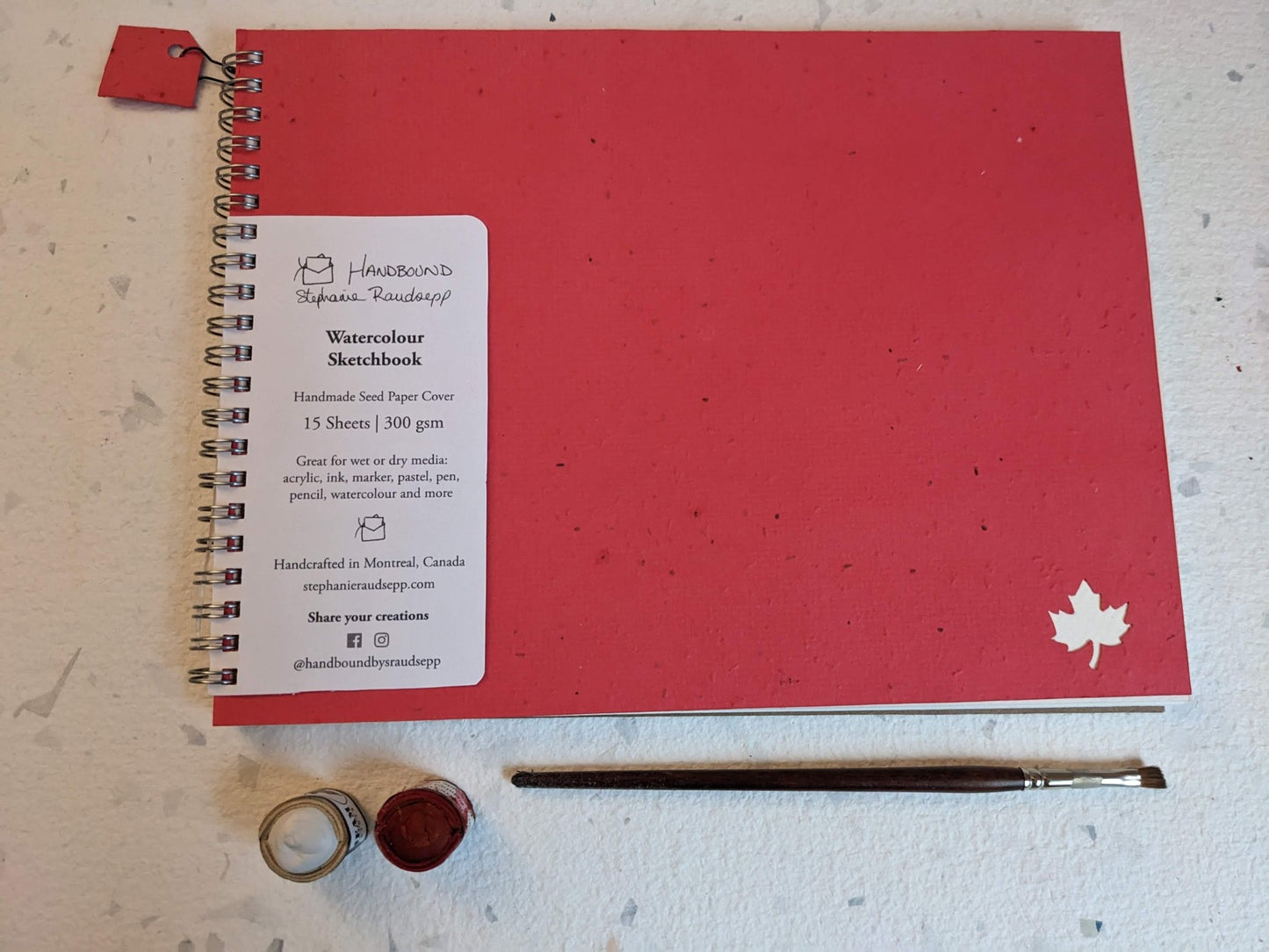 Large | Plantable Watercolour Sketchbooks | Oh! Canada! Limited Edition
