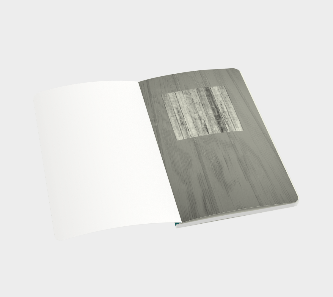 Small | Notebook | Etched in Turquoise Grey