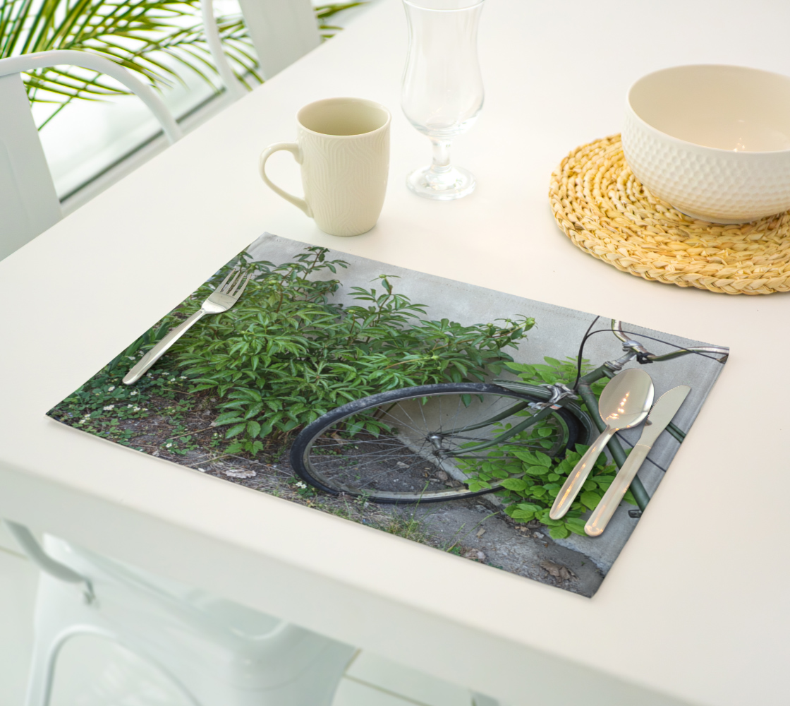 Place Mat | Greenery Bike