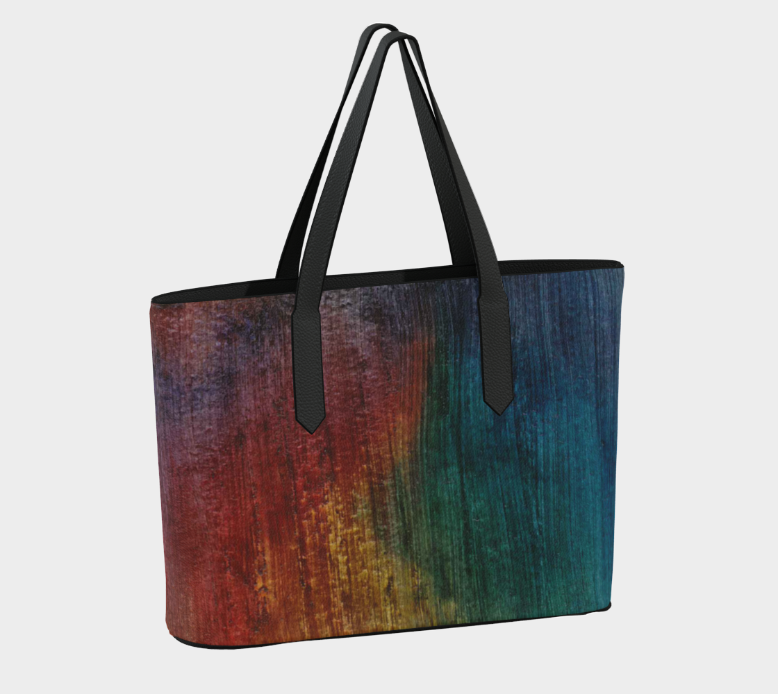 Vegan Leather Bag | Painted