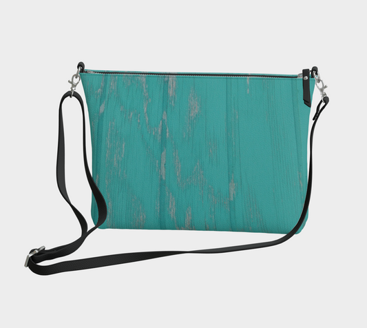 Vegan Leather Crossbody | Turquoise Urban Decay